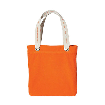 Tote Bag w/ Leatherette Patch