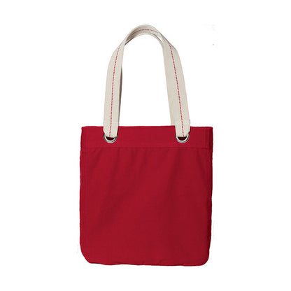 Tote Bag w/ Leatherette Patch