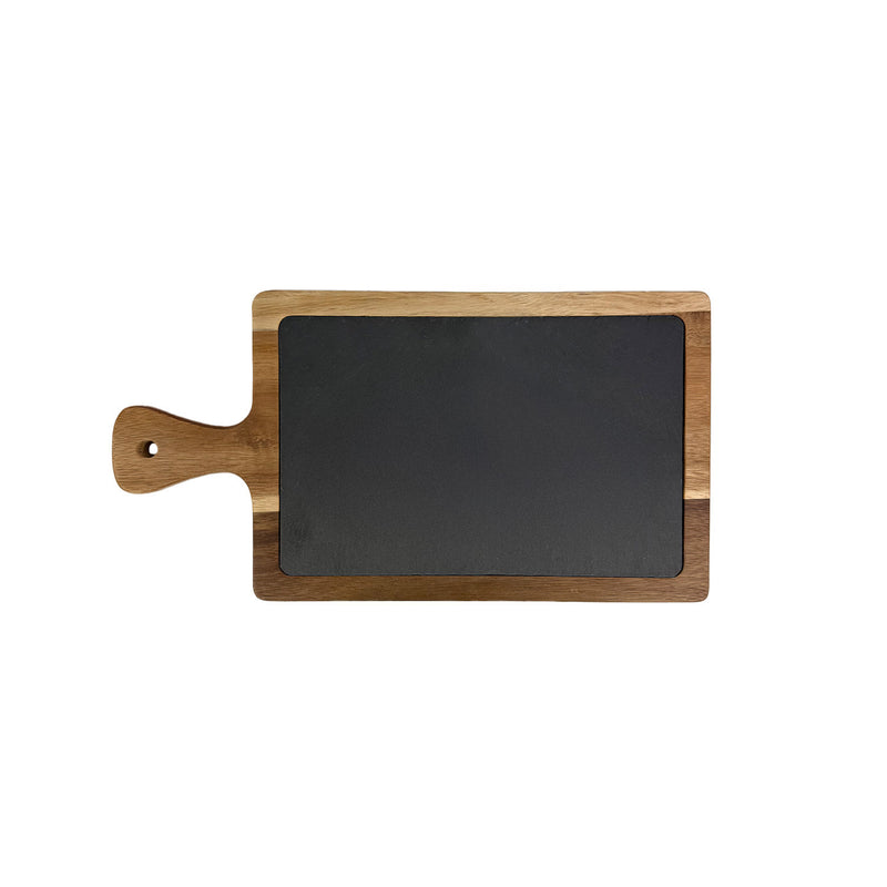 Acacia Wood & Slate Serving Board