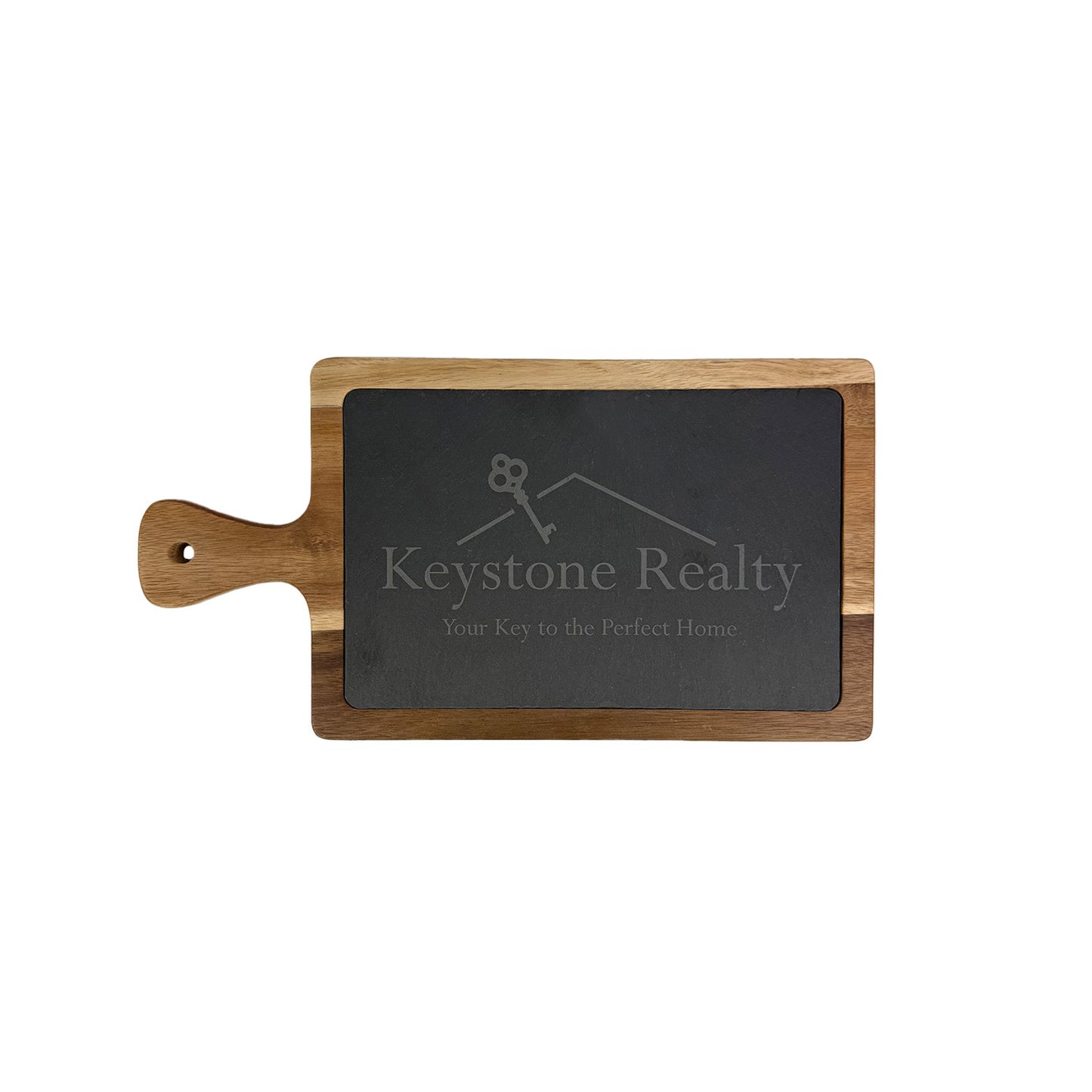 Acacia Wood & Slate Serving Board