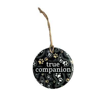Round Sublimated Ceramic Ornament - 1 Side Only