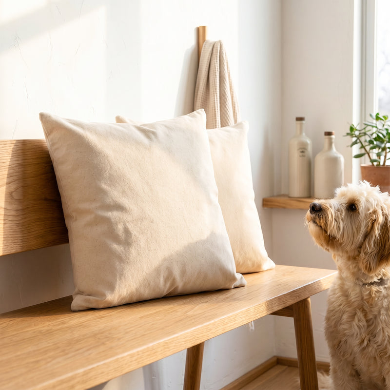 Full-Color Square Pillow w/ Canvas Cover