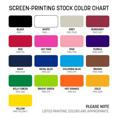 Cotton Rectangle Tea Towel with Hanging Loop - Screen-Printed Imprint