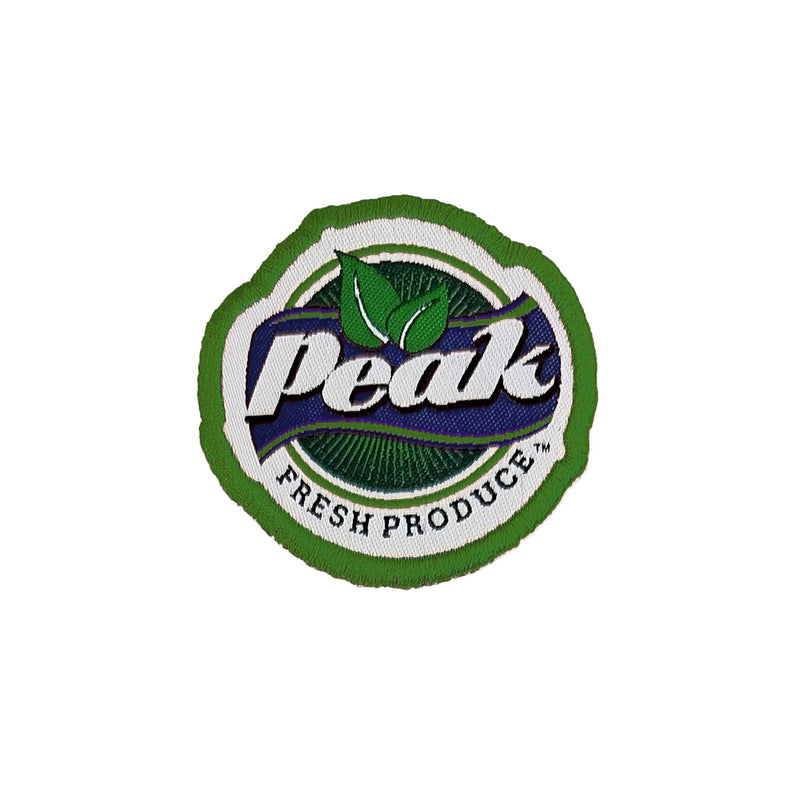 Woven Sticker w/ Stick-On Backing & Embroidered Edge