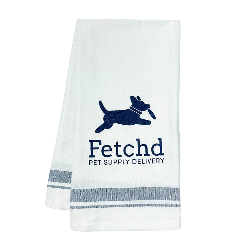 Cotton Farmhouse Towel - Screen-Printed Imprint